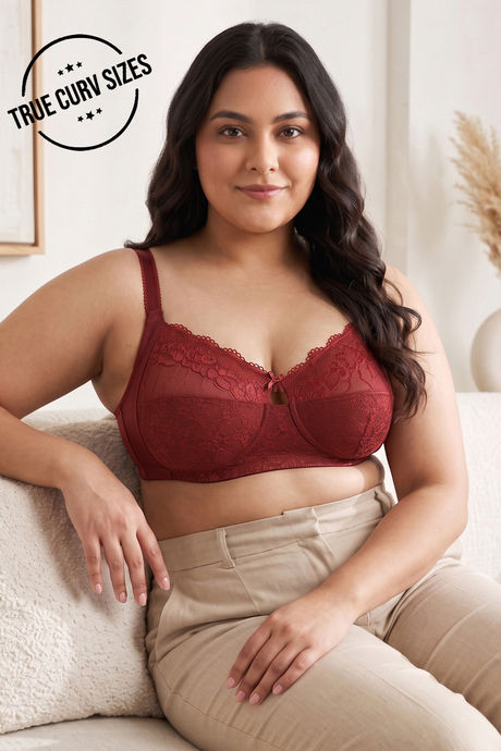 Zivame True Curv Double Layered Non Wired 3/4th Coverage Sag Lift Bra - Sundried Tomato Buy Zivame True Curv Double Layered Non Wired 3/4th Coverage Sag Lift Bra - Sundried Tomato